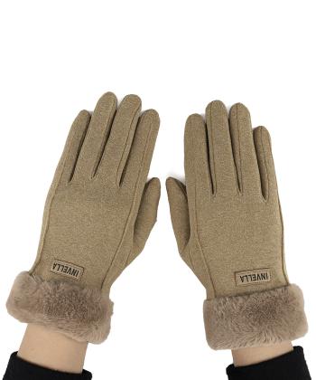 دستكش فوتر خزدار زنانه نوولاشال كد 69014