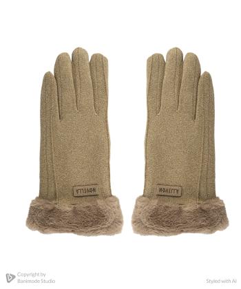 دستكش فوتر خزدار زنانه نوولاشال كد 69014