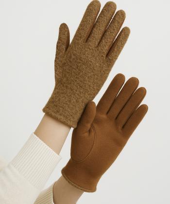 دستكش پشمي تدي زنانه نوولاشال كد 69016