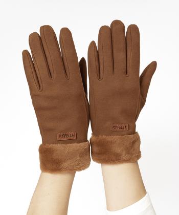 دستكش فوتر خزدار زنانه نوولاشال كد 69014