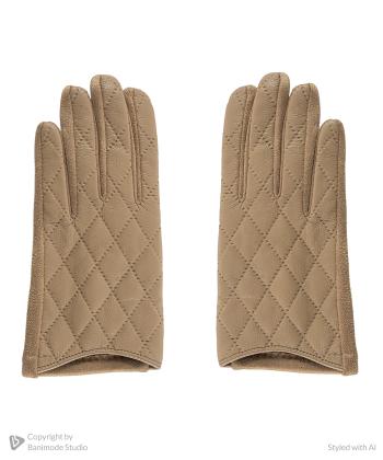 دستكش چرم زنانه نوولاشال كد 69025