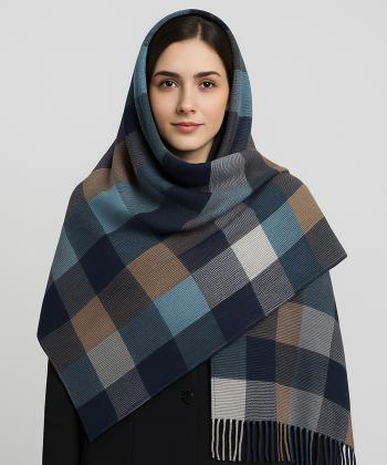 شال بافت زنانه نوولاشال کد 55260