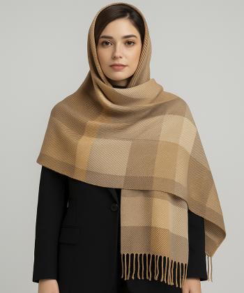 شال بافت زنانه نوولاشال کد 55260