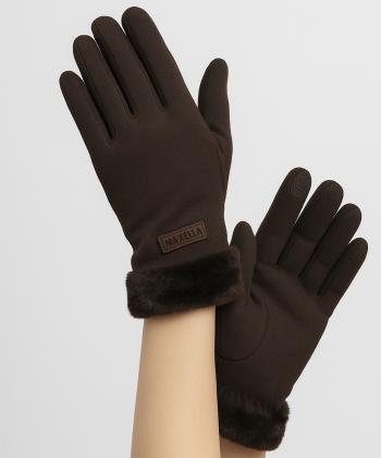 دستكش فوتر خزدار زنانه نوولاشال كد 69014