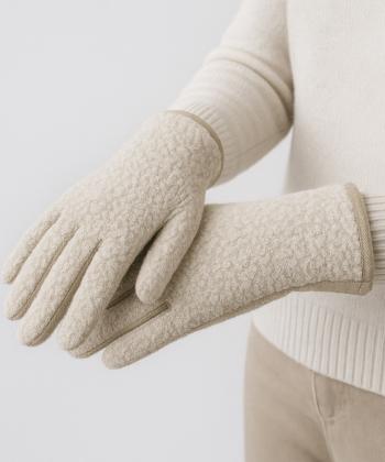 دستكش پشمي تدي زنانه نوولاشال كد 69016