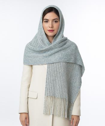 شال بافت زنانه نوولاشال کد 55259