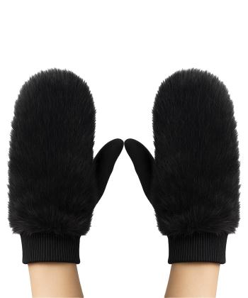 دستكش فوتر خزدار زنانه نوولاشال كد 69024