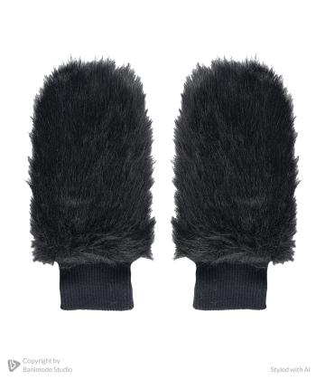 دستكش فوتر خزدار زنانه نوولاشال كد 69024