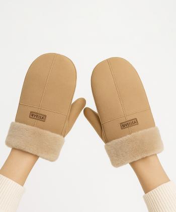 دستكش فوتر آستر پشمي زنانه نوولاشال كد 69021