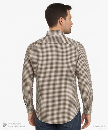 پيراهن آستين بلند مردانه سرا آلبا كد 896