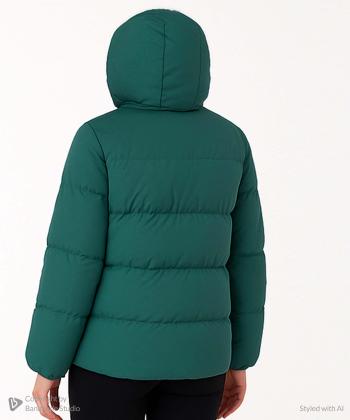 کاپشن کلاه دار زنانه جوتی جینز مدل 54722600