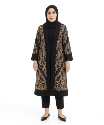 مانتو مجلسی بلند زنانه بوکان مدل 3503