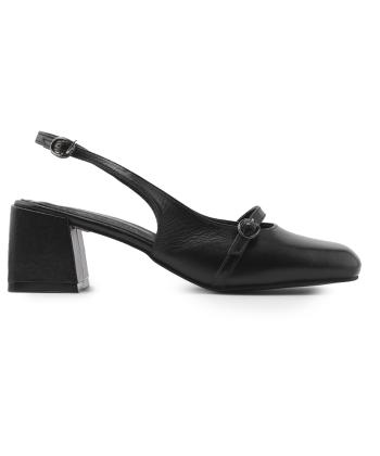 كفش پاشنه بلند زنانه چرم طبيعي اورز مدل جوليانا