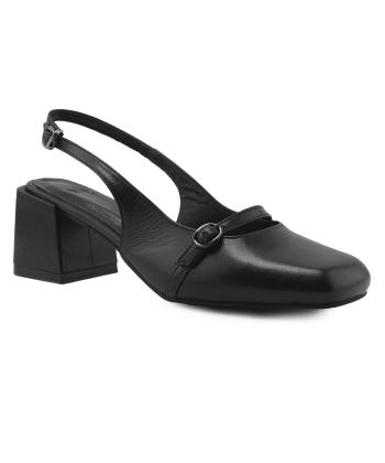 كفش پاشنه بلند زنانه چرم طبيعي اورز مدل جوليانا