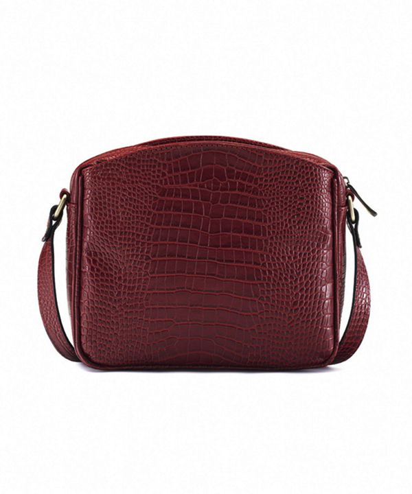 کیف دوشی زنانه چرم طبیعی نوین چرم Novin Leather مدل خاتون