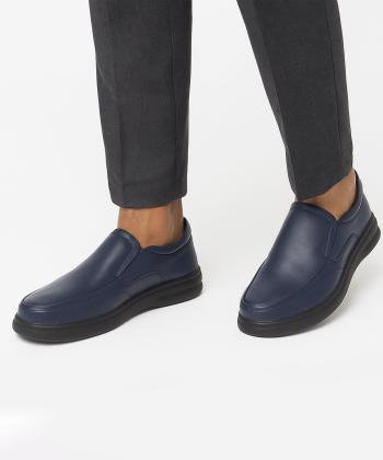 کفش روزمره چرم طبیعی مردانه نوین چرم مدل 8819