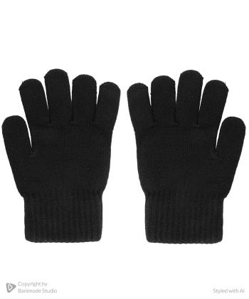 دستكش بافت زنانه تارتن كد 38010