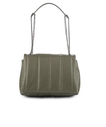 کیف دوشی چرم طبیعی زنانه نوین چرم Novin Leather مدل آناهید