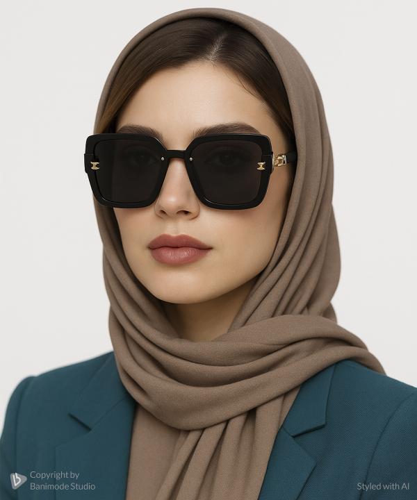 عينك آفتابي زنانه ساتين مدل W47AH