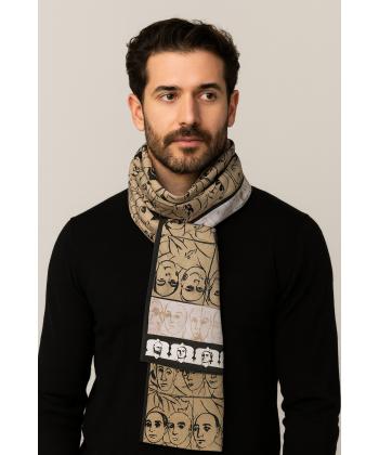 شال گردن مردانه موج مدل p22220001111