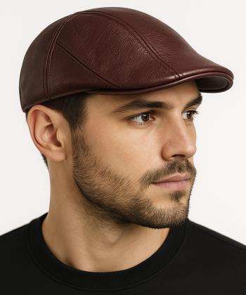 کلاه چرم طبیعی شیفر Shifer مدل 8709D