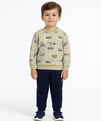 تيشرت آستين بلند و شلوار پسرانه مندوست كد 1120000