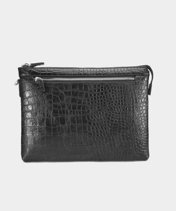 کیف دستی چرم طبیعی نوین چرم Novin Leather مدل آیکان