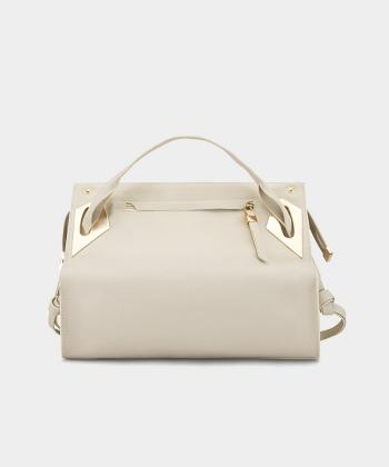 کیف دوشی زنانه چرم طبیعی نوین چرم مدل مونلا