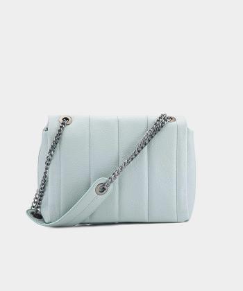 کیف دوشی چرم طبیعی زنانه نوین چرم Novin Leather مدل آناهید