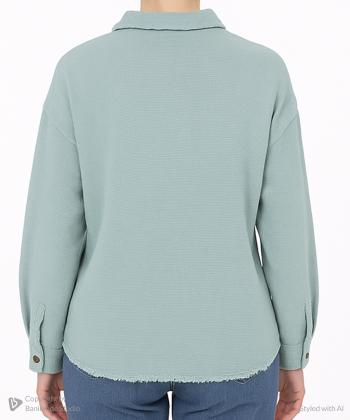 شوميز زنانه ساتين مدل W50AF