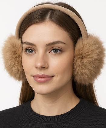 گوش گير مخملي زنانه نوولاشال كد 67020