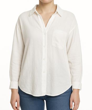 شومیز آستین بلند زنانه سه دو مدل 6WW45NW1651