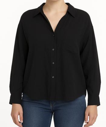 شومیز آستین بلند زنانه سه دو مدل 6WW45NW1651