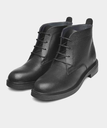 نيم بوت زنانه چرم طبيعي نوين چرم مدل 1816