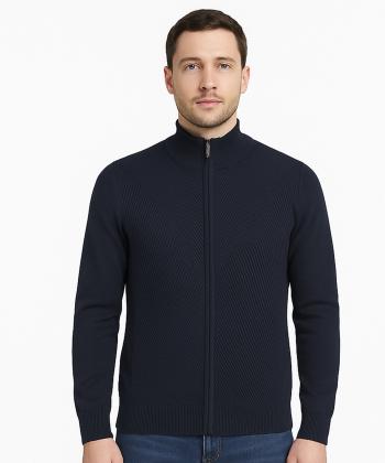 پليور تمام زيپ مردانه پيركاردين pierrecardin كد POT30407152