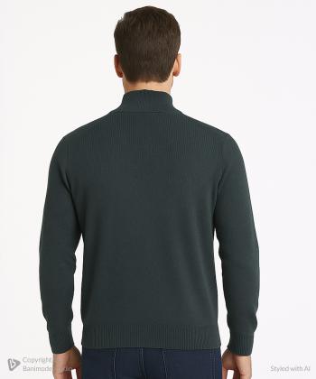 پليور تمام زيپ مردانه پيركاردين pierrecardin كد POT30407152