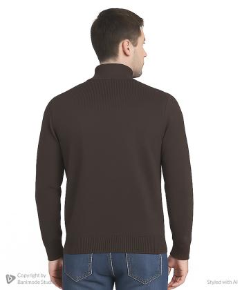 پليور تمام زيپ مردانه پيركاردين pierrecardin كد POT30407152