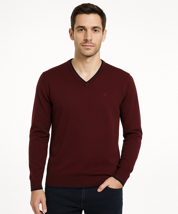 پليور يقه هفت مردانه پيركاردين pierrecardin كد POT30406271