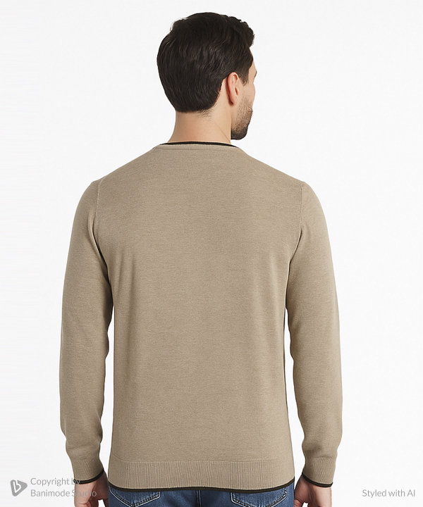 پليور يقه هفت مردانه پيركاردين pierrecardin كد POT30406271