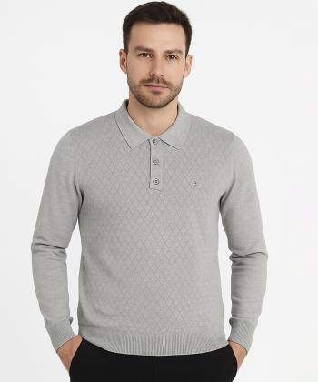 پليور سه دكمه مردانه پيركاردين pierrecardin كد POT30407153
