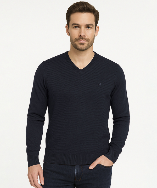 پليور يقه هفت مردانه پيركاردين pierrecardin كد POT30407151