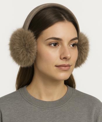 گوش گير مخملي زنانه نوولاشال كد 67020