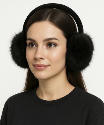 گوش گير مخملي زنانه نوولاشال كد 67020