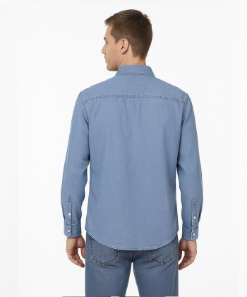 پیراهن آستین بلند مردانه پوتنزا مدل 92422041
