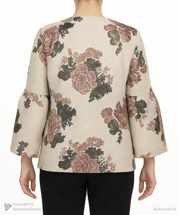 مانتو مجلسی بلند زنانه بوکان مدل 3569