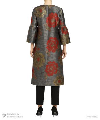 مانتو مجلسی بلند زنانه بوکان مدل 3550