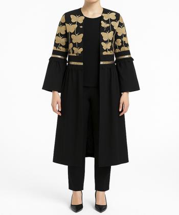 مانتو مجلسی بلند زنانه بوکان مدل 3562