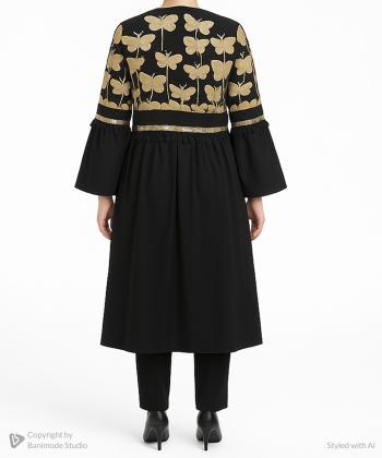 مانتو مجلسی بلند زنانه بوکان مدل 3562