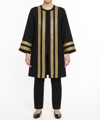 مانتو مجلسی بلند زنانه بوکان مدل 4038