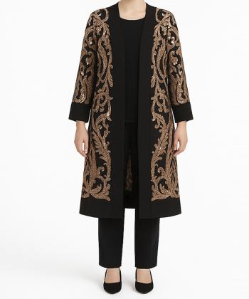 مانتو مجلسی بلند زنانه  مدل 3576